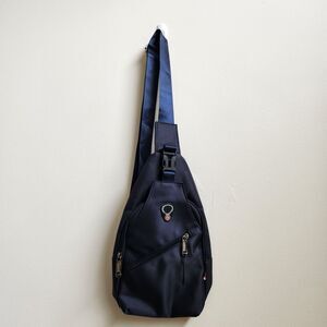 Westend Crossbody Sling Bag with Adjustable Strap Navy Pockets Outdoor Casual